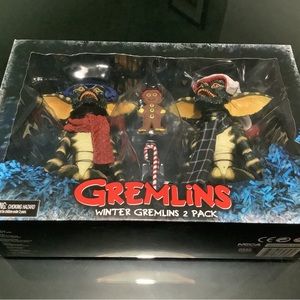 Gremlins Winter 2 pack Christmas Carolers, NEW